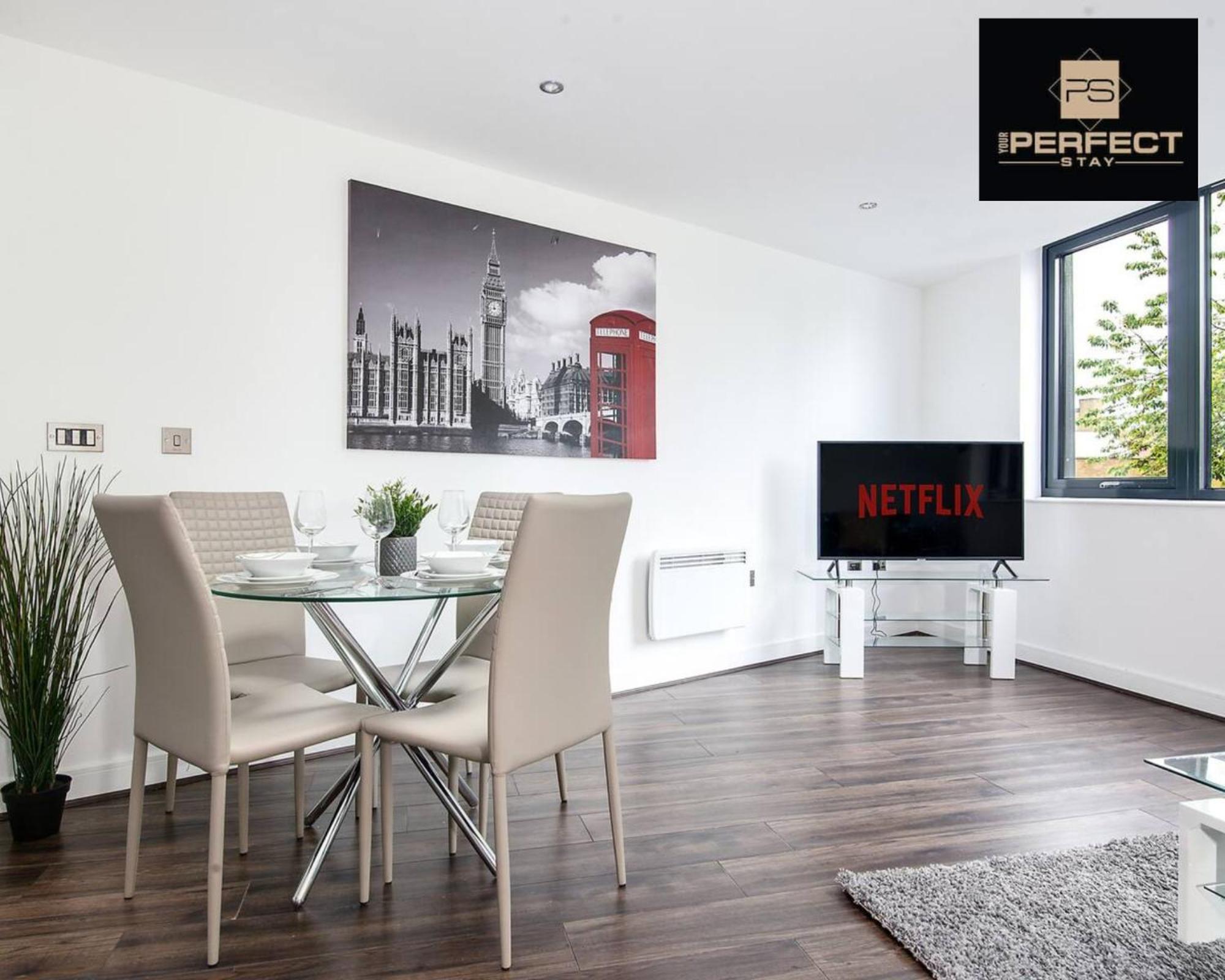 Luxe Modern Apartment By Your Perfect Stay Short Lets 伯明翰 外观 照片